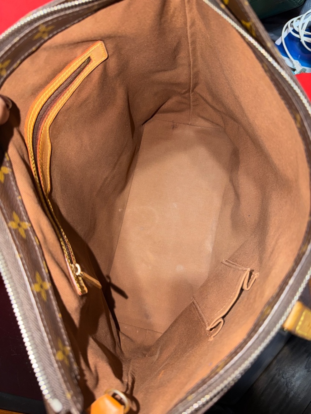 Louis Vuitton Cabas Mezzo Monogram Shoulder Bag - Picture 9 of 13